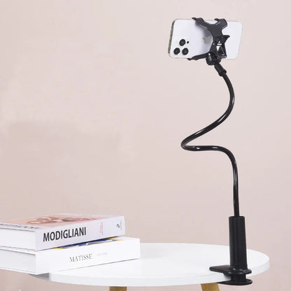 Flexible Phone Holder – Long Arm Gooseneck Bedside Clamp