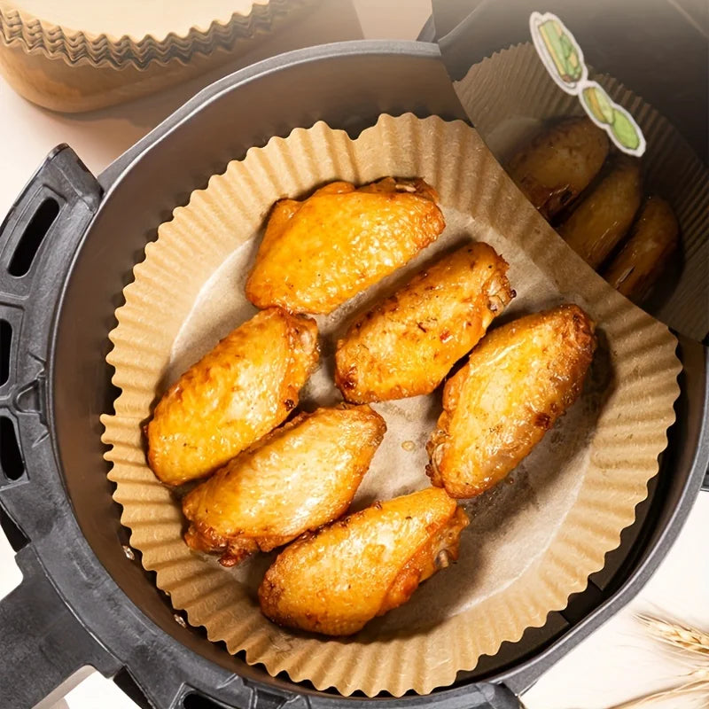 Air Fryer Paper Liners Disposable Non Stick Parchment Baking Sheets