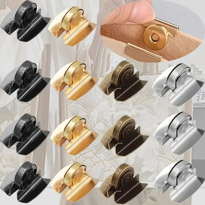 Magnetic Snap Closures 8-Piece Set for Bags and Hidden Fastening