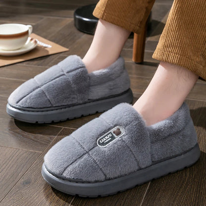 Winter House Slippers – Plush Warm Non-Slip Indoor Shoes