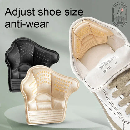 Heel Cushion Inserts for Shoes with Anti-Wear Heel Protection