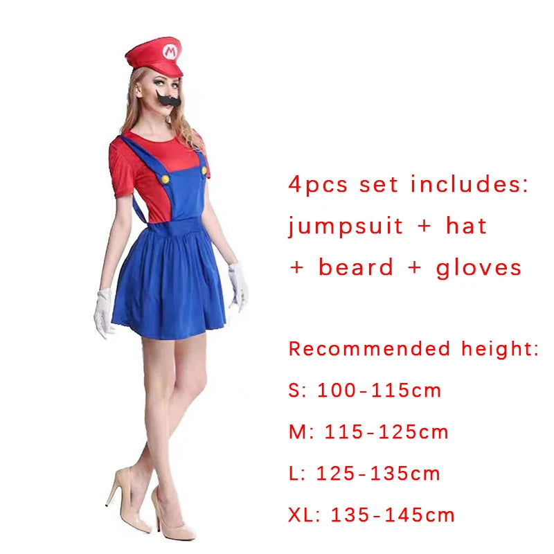 Adult Green Plumber Costume – Funny Jumpsuit for Halloween Cosplay