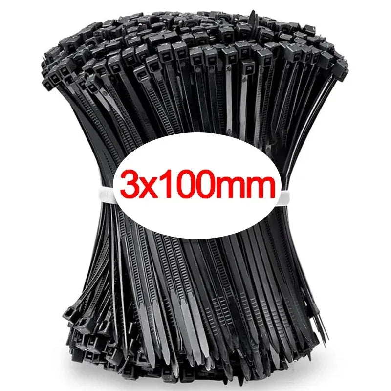 Nylon Cable Ties Self Locking Zip Ties for Cable Management