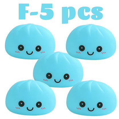 Dumpling Night Light, 8cm LED Cute Desktop Lamp