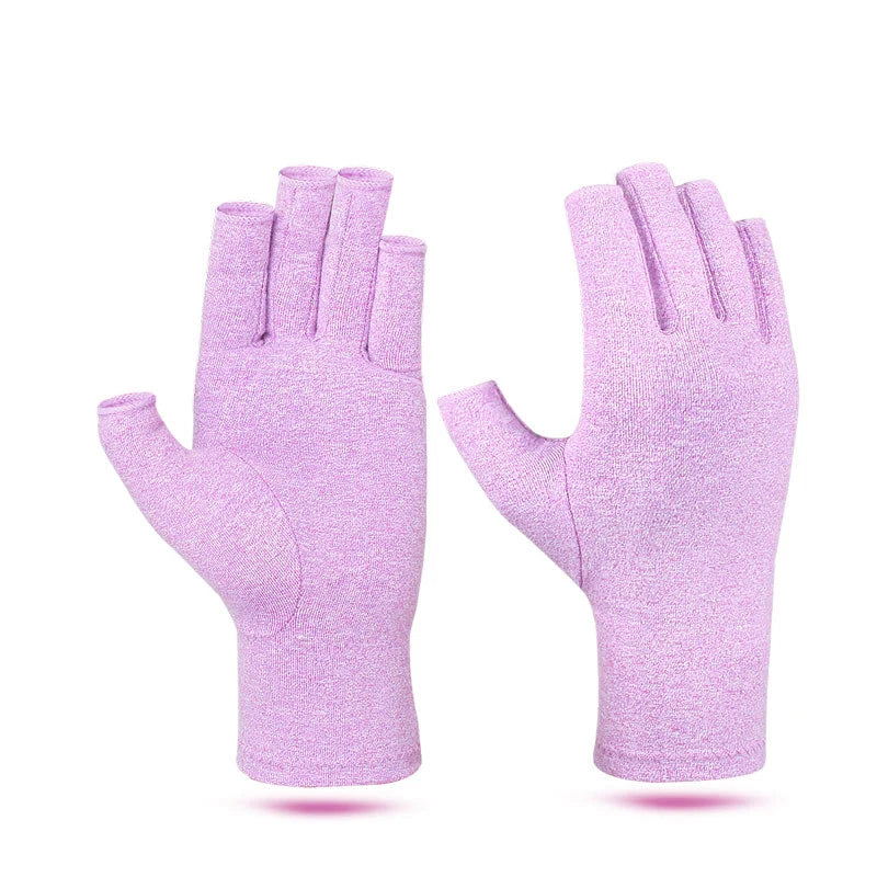 Fingerless Compression Gloves for Hand Support and Sports