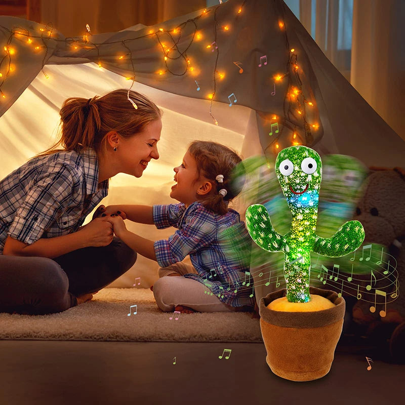 Dancing Cactus Toy with Music, Voice Repeat and Interactive Features