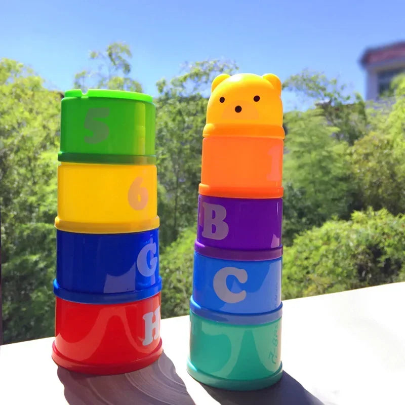 Stacking Cups Game – Speed Challenge Educational Toy for Kids