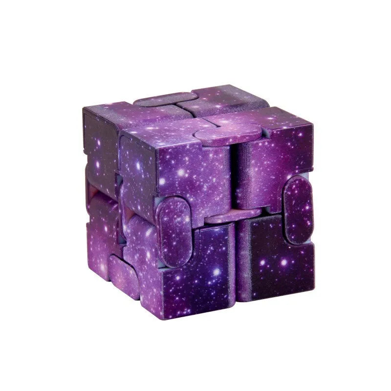 Infinity Fidget Cube – Colorful Folding Desk Fidget Toy