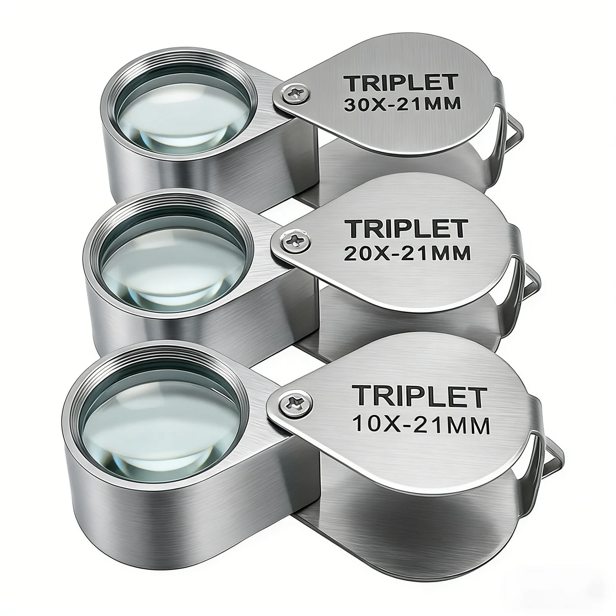 Jewelry Magnifying Loupe – Portable Folding Magnifier for Reading
