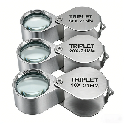 Jewelry Magnifying Loupe – Portable Folding Magnifier for Reading