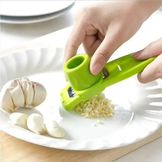 Manual Garlic Press – Mini Garlic Grinder and Mashing Tool