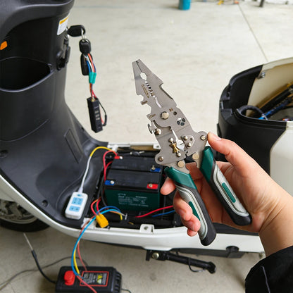 Multifunction Wire Stripper with Folding Pulley Design Pliers