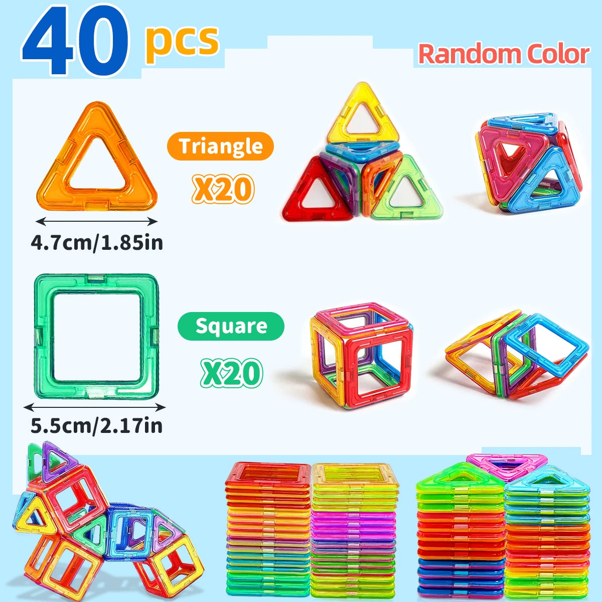 Magnetic Building Blocks – STEM Construction Toys for Kids