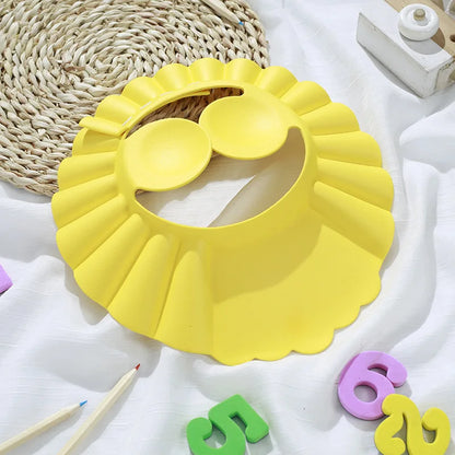 Baby Shower Cap Adjustable Bath Visor for Kids Shampoo Rinse Protection