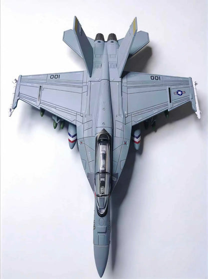 1:72 Scale F/A-18 Super Hornet Bounty Hunter VFA-2 Plastic Diecast Aircraft Model US Navy Fighter Jet Collectible Toy Gift