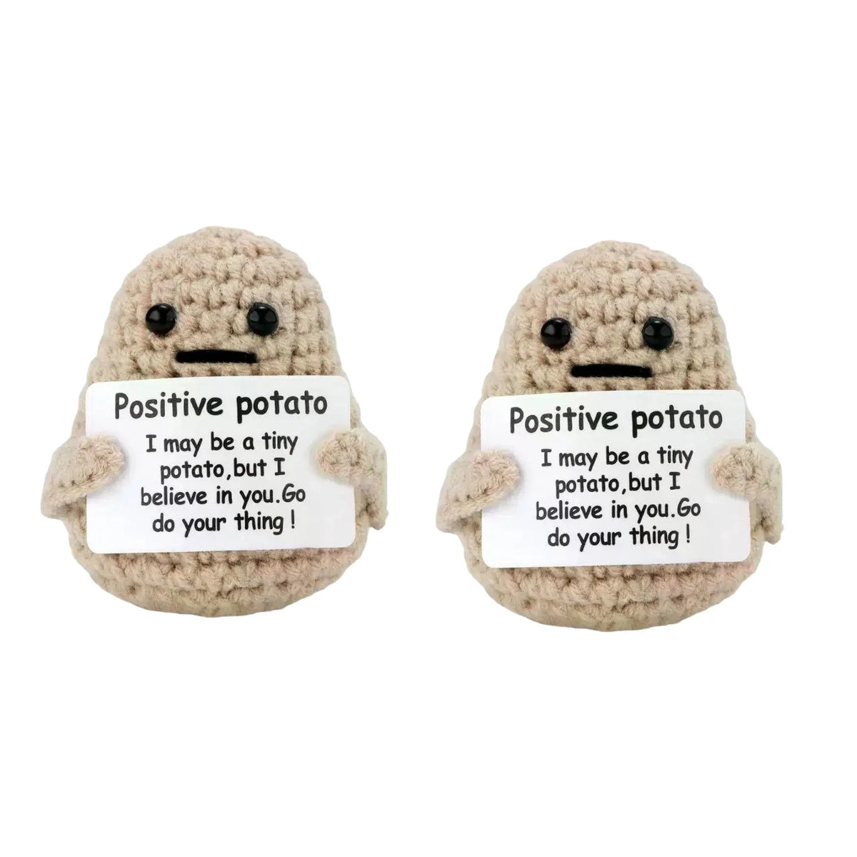 Crochet Plush Doll Potato Hug Pocket Mini Handmade Gift