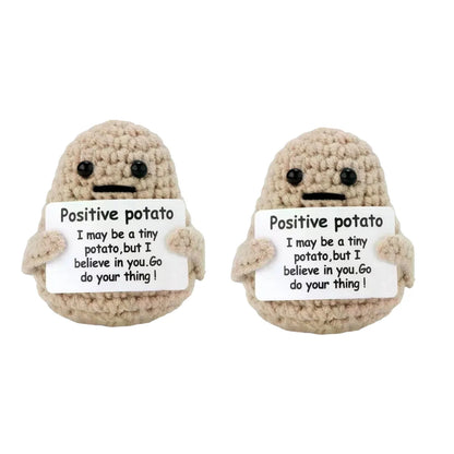 Crochet Plush Doll Potato Hug Pocket Mini Handmade Gift