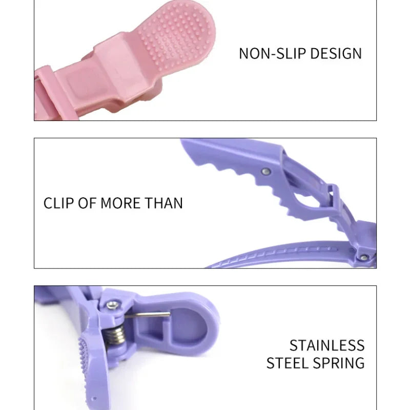 6PCS Alligator Hair Clips – Salon Hair Sectioning & Styling Clips
