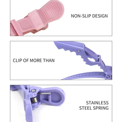 6PCS Alligator Hair Clips – Salon Hair Sectioning & Styling Clips
