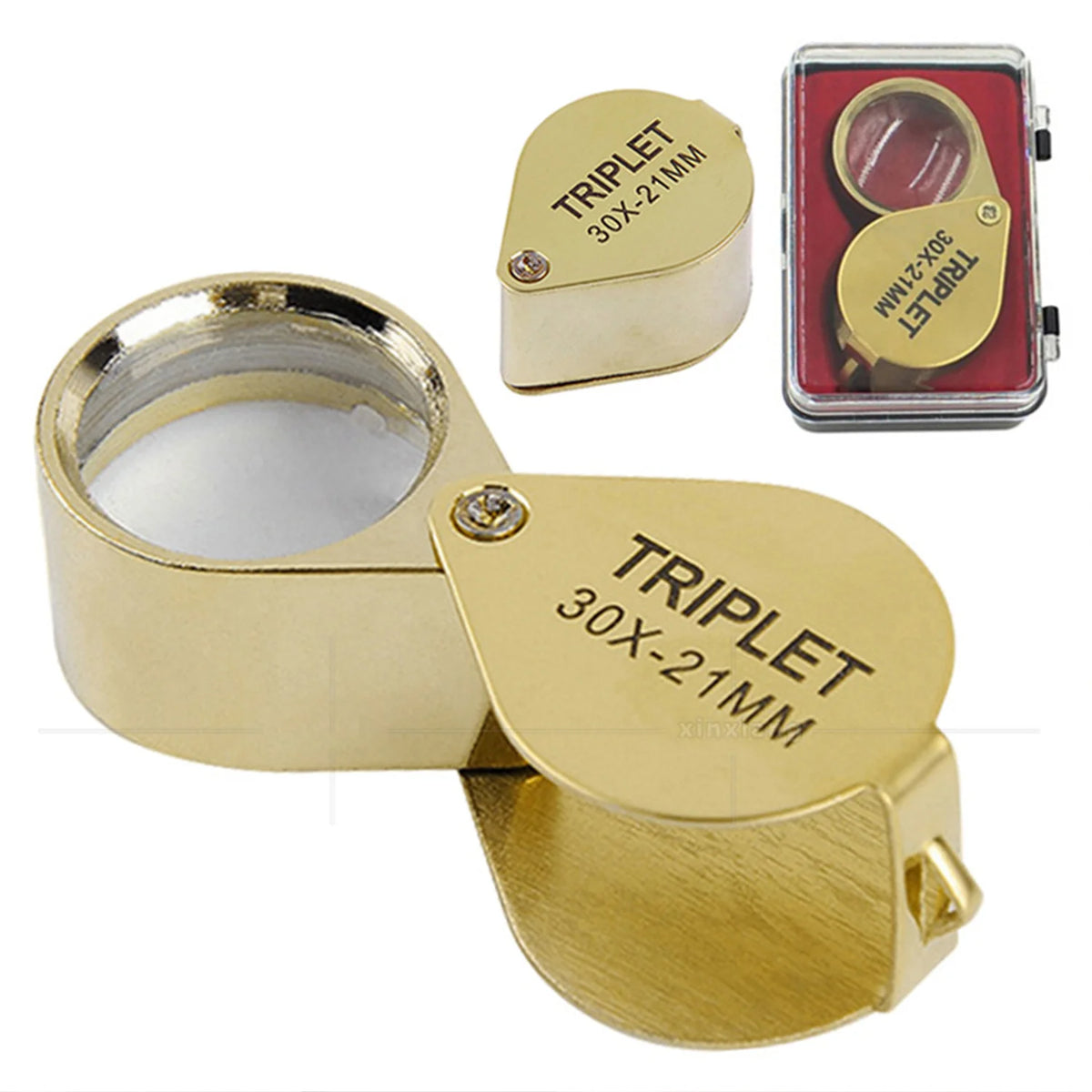Jewelry Magnifying Loupe – Portable Folding Magnifier for Reading