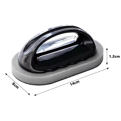 Emery Cleaning Sponge Brush with Handle for Kitchen and Bathroom