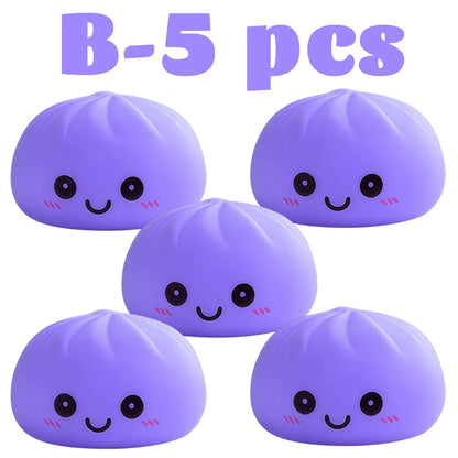 Dumpling Night Light, 8cm LED Cute Desktop Lamp