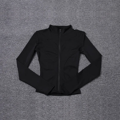 Women's Workout Jacket Long Sleeve Zip Up Gym Sportswear