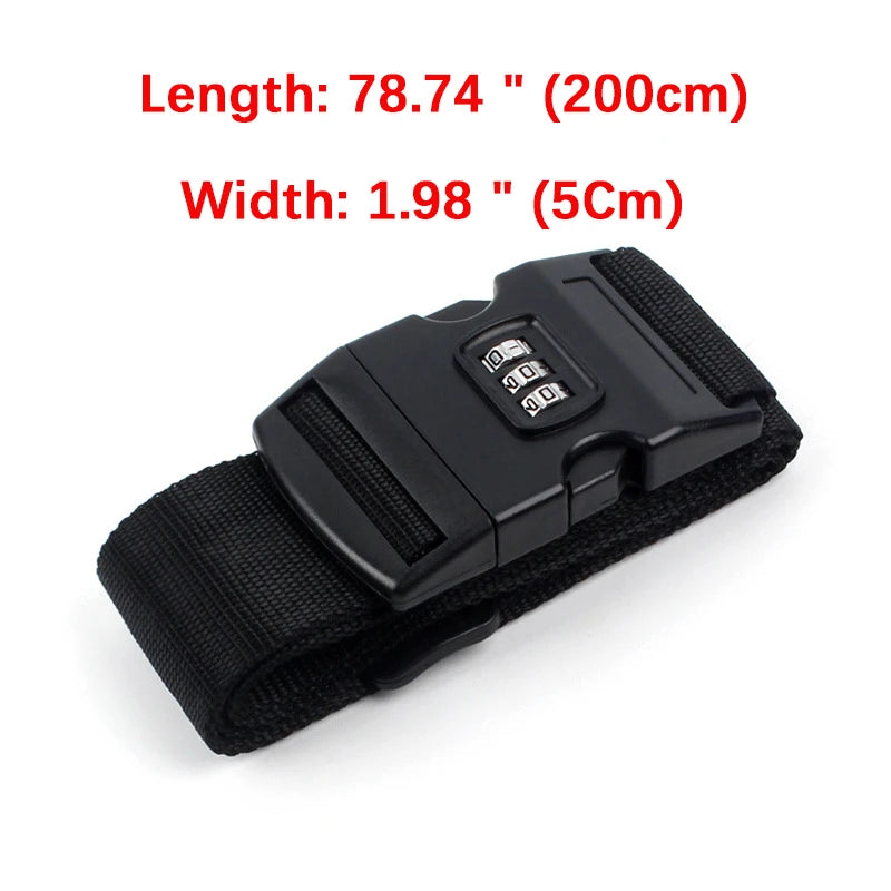 Adjustable Luggage Strap for Suitcase and Travel Baggage