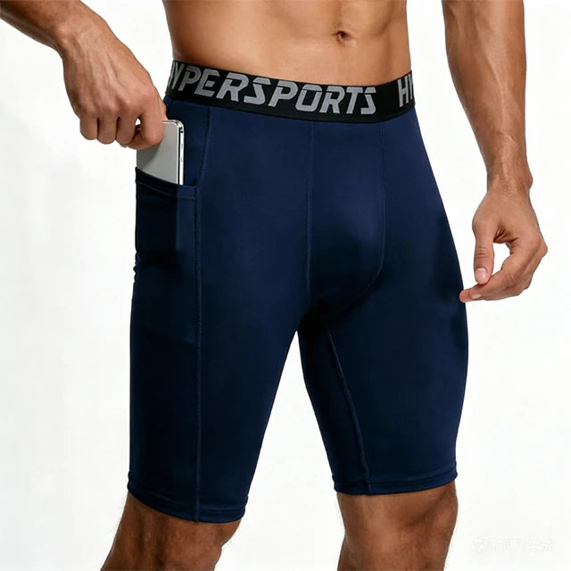 Men's Compression Shorts for Running Gym Workout and Training