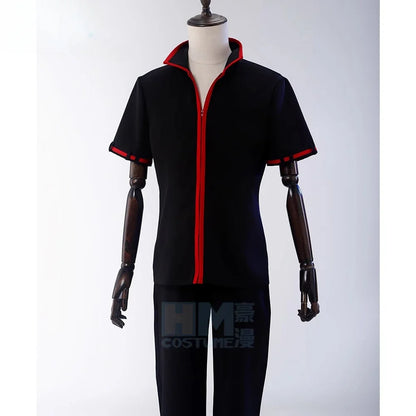 Gintama Anime SakMiGintoki Cosplay Costume, Wig, Kimono, Top, Pants, Body, Convention, Halloween, Christmas Event, Gift