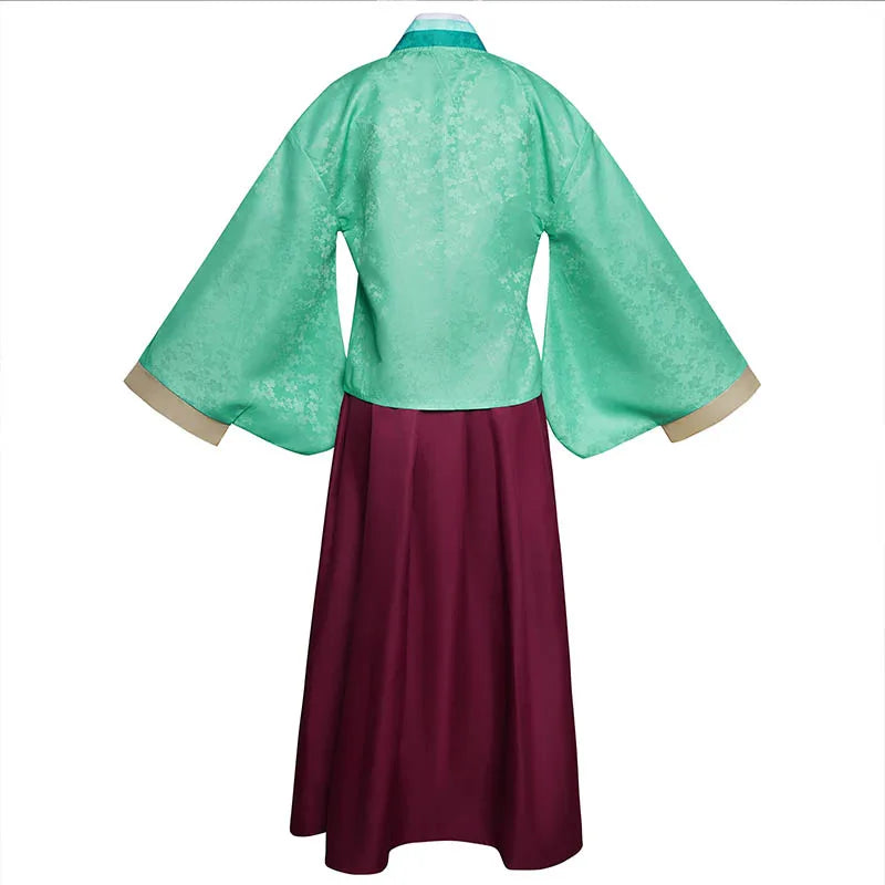 Women’s Anime Cosplay Costume – Kimono Top & Skirt Dress-Up Set