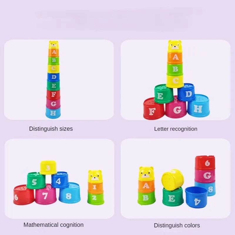 Kids Stack Cup Game for Hand Speed and Brain Response Challenges