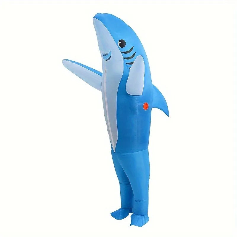 Inflatable Shark Costume – Cute Animal Halloween Dress-Up Suit