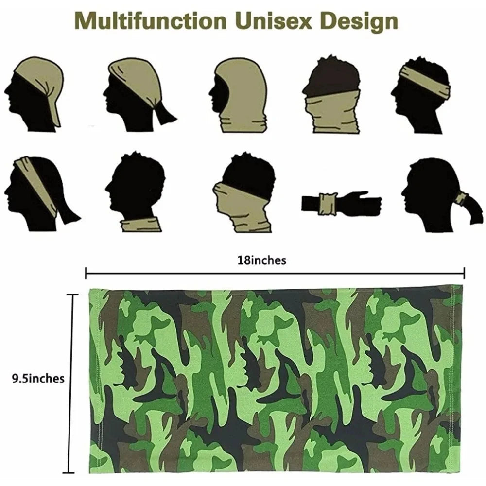 Multifunctional Headwear – Cycling Bandana Neck Gaiter for Outdoors