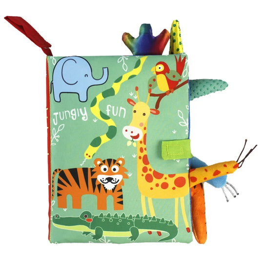 Baby Cloth Book with Crinkle Pages for Early Learning and Play
