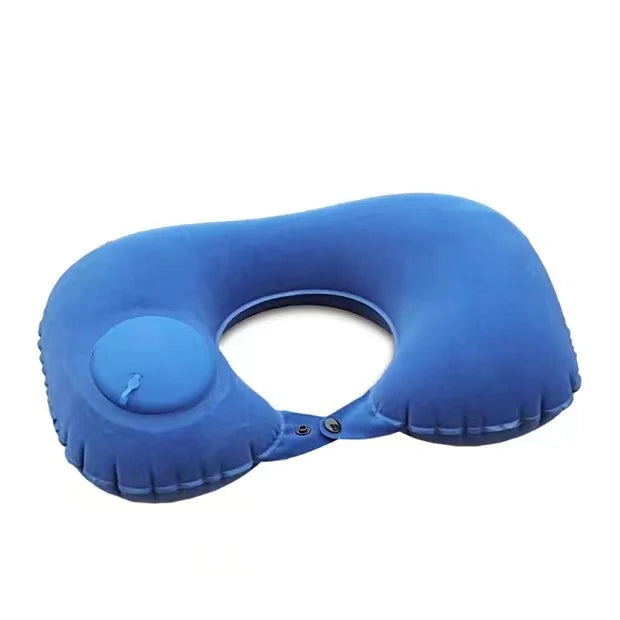 Inflatable Neck Pillow – Portable U-Shaped Travel Pillow for Flights