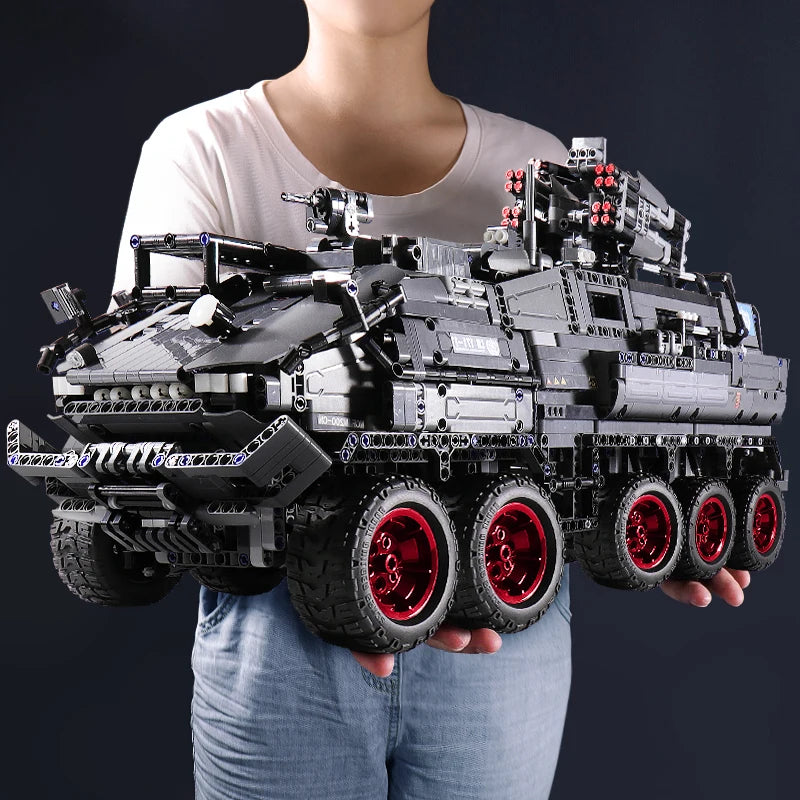 6 in 1 Military Building Blocks Tiger Police Car Armored Vehicle Aircraft Set Boys DIY Construction Toys Christmas Birthday Gift
