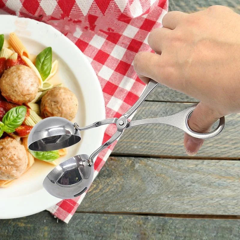 Stainless Steel Meatball Maker Tool for Meatballs and Rice Balls