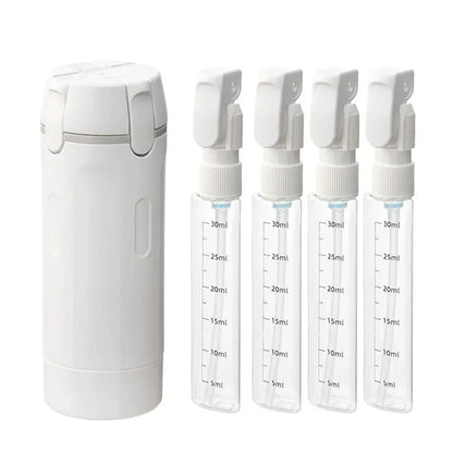 Travel Bottles – 4-in-1 Refillable Toiletry Container Set