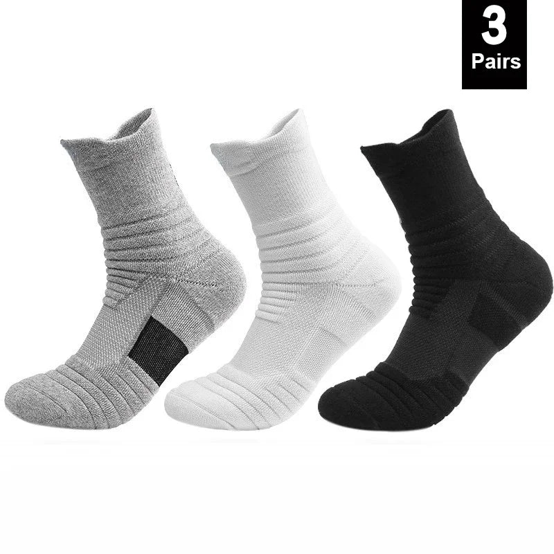 Men's Soccer Socks – Breathable Anti-Slip Sports Socks EU 39-45