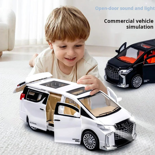 Pull Back Toy Car with Lights & Sound, 1:43 Diecast Model
