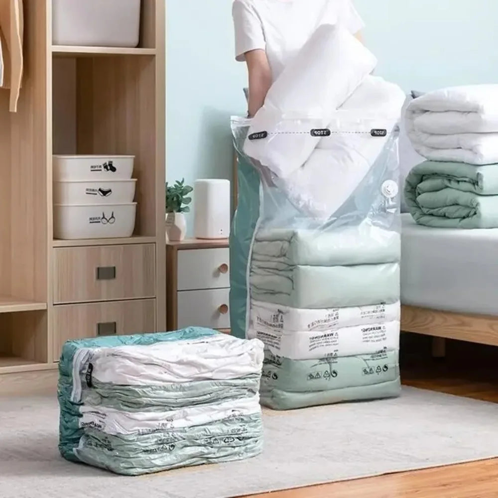 Vacuum Storage Bags – Reusable Compression Storage for Clothes