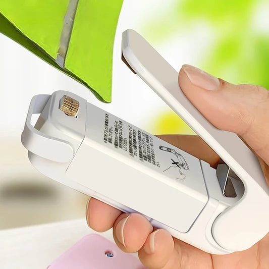Mini Bag Sealer, Handheld Heat Sealer for Plastic Food Bags