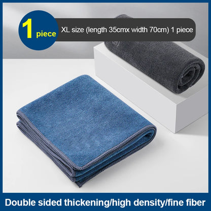 Microfiber Car Cleaning Towel Soft Double Layer Drying Cloth