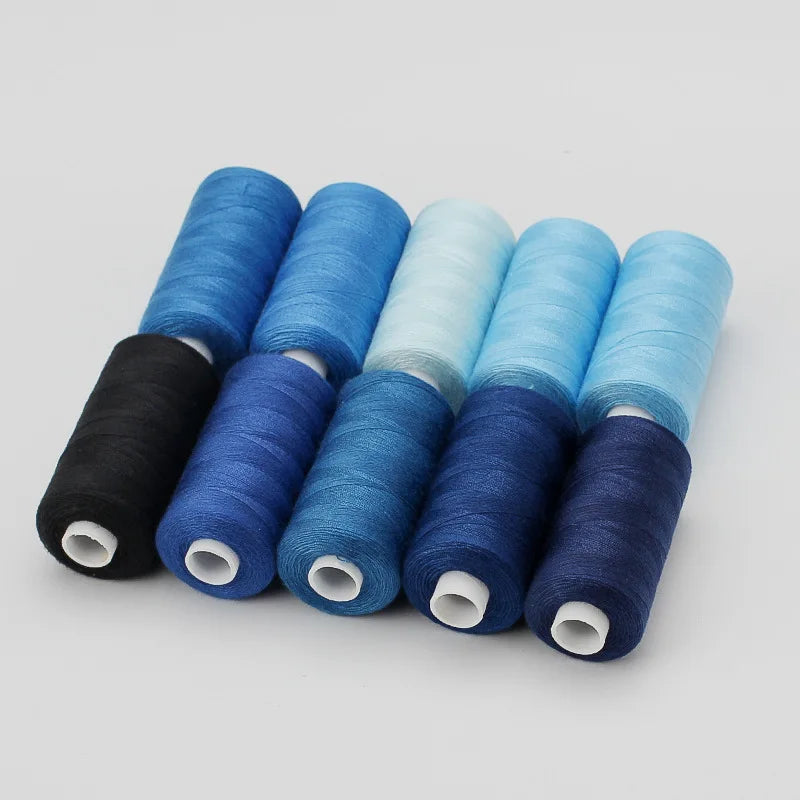Sewing Thread Set – 10 Rolls Polyester Thread, 400 Yards Each