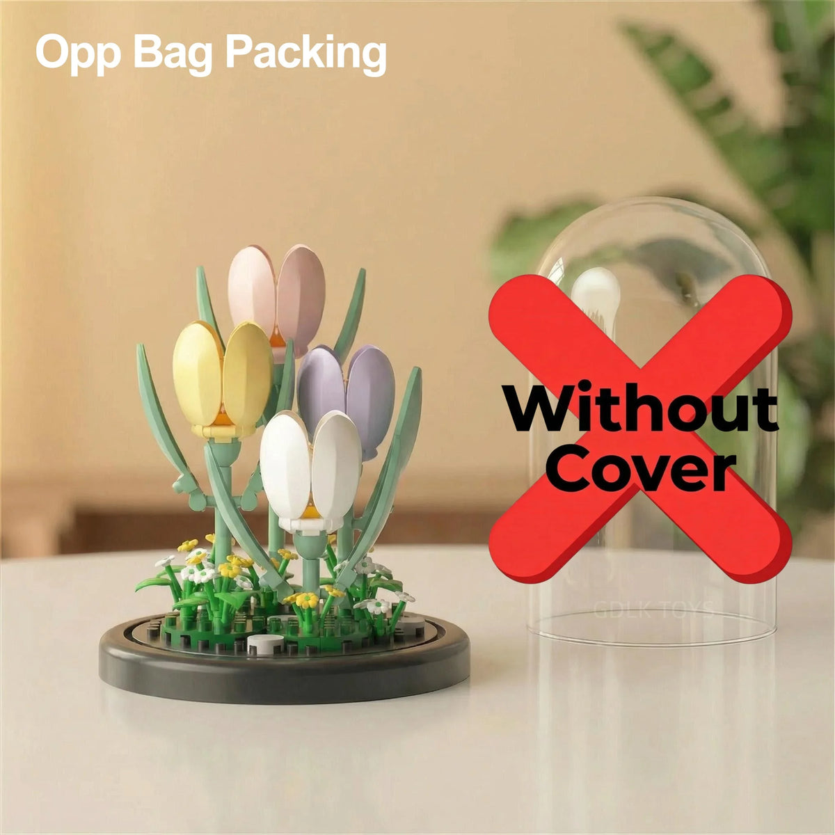 Eternal Flower Bouquet Bonsai Potted Plant Micro Building Blocks Model Home Decoration Puzzle Toys Kids Birthday Christmas Gifts