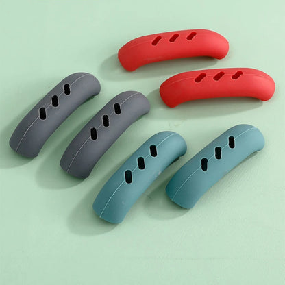 2 Pack Silicone Pan Handle Covers – Heat Resistant Grip Sleeves