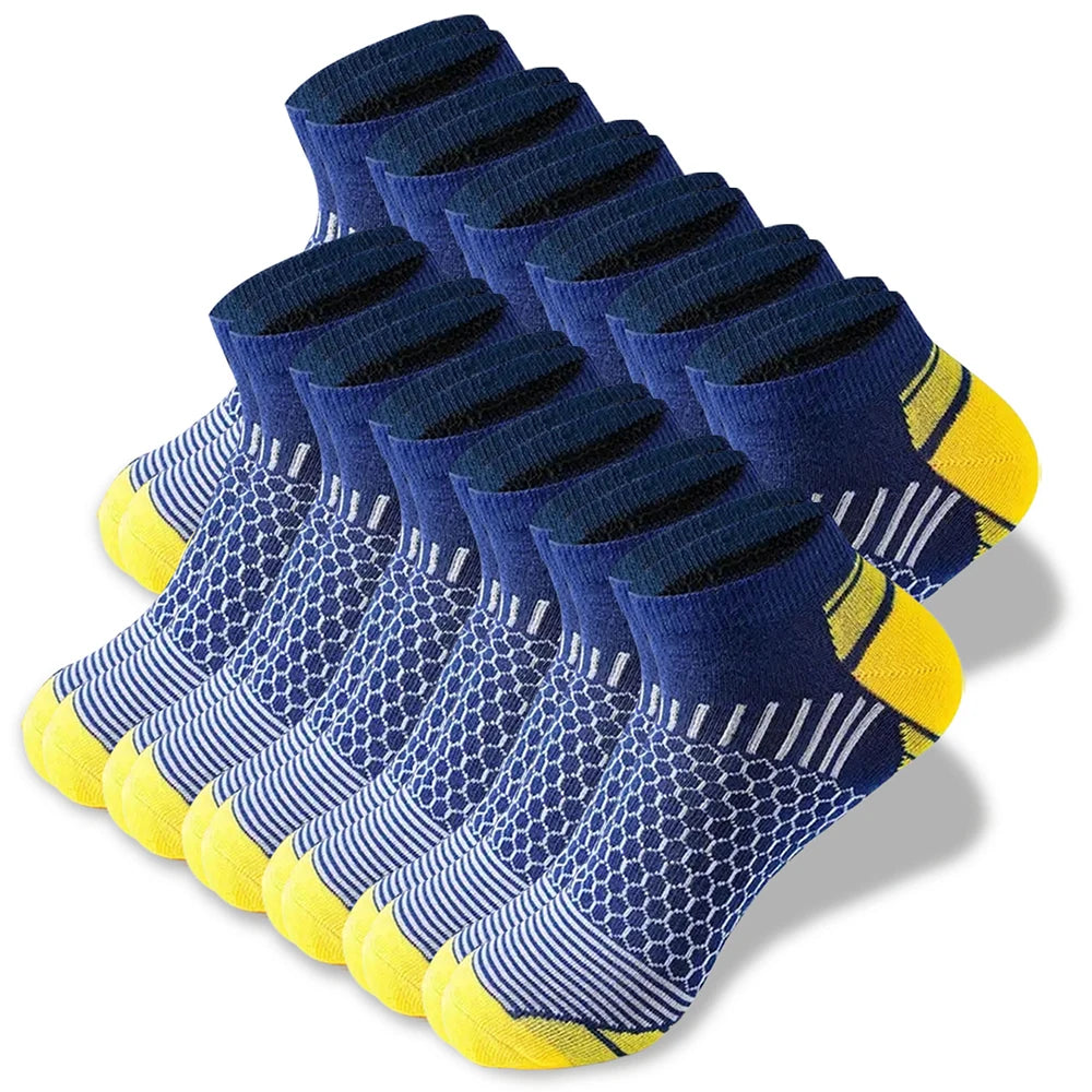 Men's Low Cut Socks – Comfortable Casual Socks, 6 or 12 Pairs