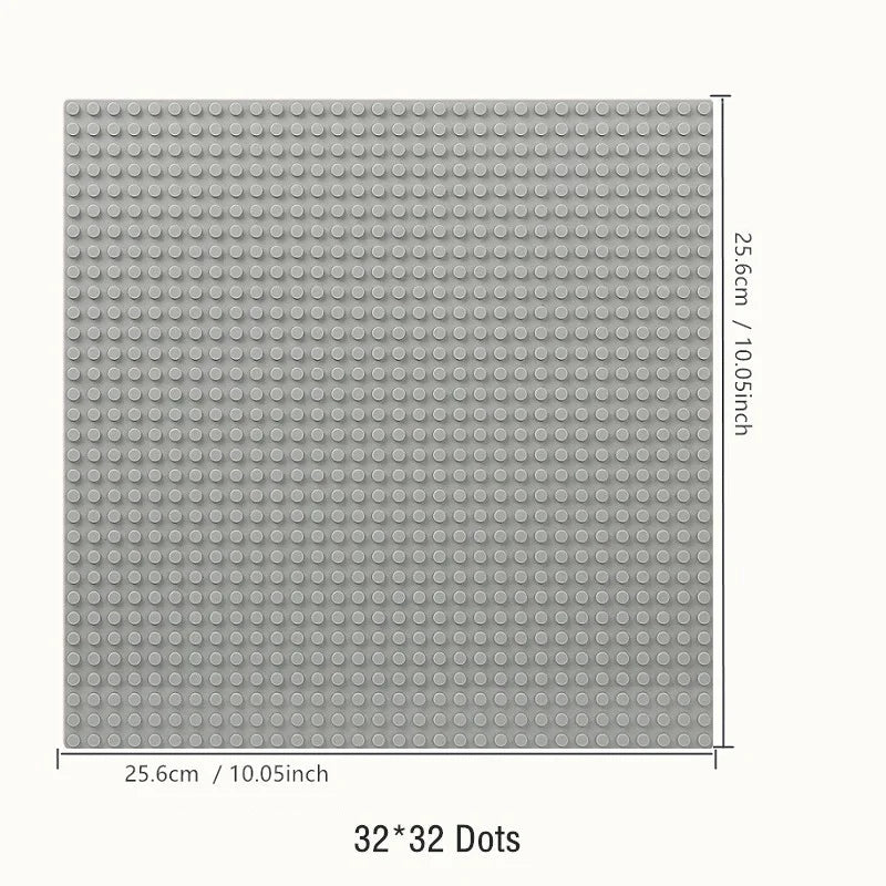 32x32x16x16 Dots Children DIY City Construction Base Plates  Plastic Splice Assembly Building Block Baseplate Entertainment Toys