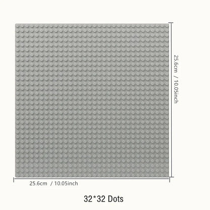 32x32x16x16 Dots Children DIY City Construction Base Plates  Plastic Splice Assembly Building Block Baseplate Entertainment Toys